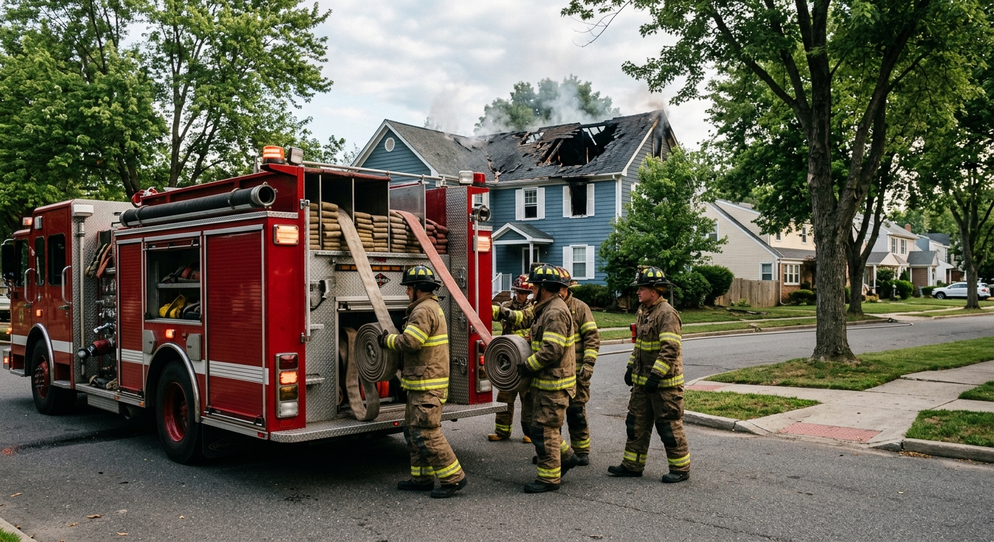 Early Morning Boise Fire Displaces Residents in Southeast Idaho Neighborhood