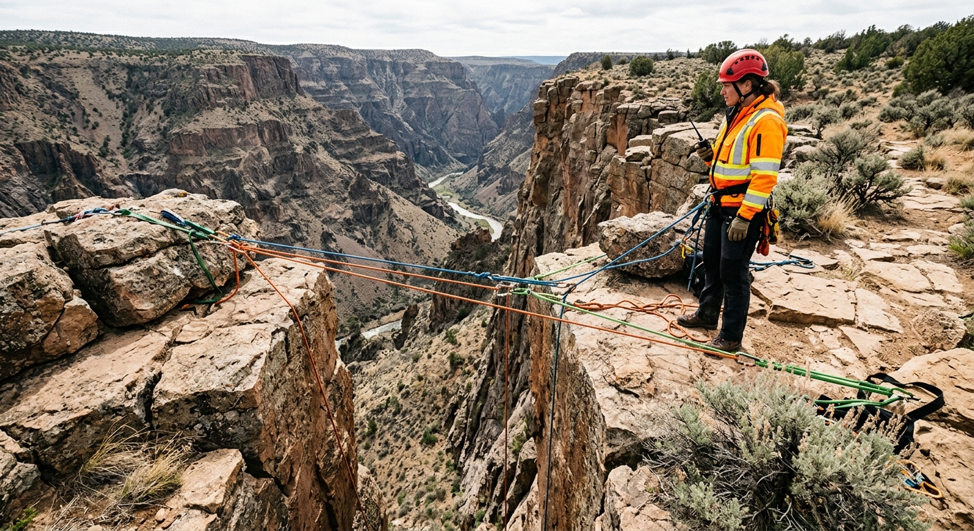 Swift Hiker Rescue Executed on Purjue Canyon Cliff in Idaho